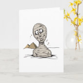lustiges Mummy Pout Karte (Gelbe Blume)