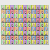 Lustiges mürrisches Baby-Packpapier Geschenkpapier (Flach)