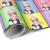 Lustiges mürrisches Baby-Packpapier Geschenkpapier (Rolleneckpunkt)