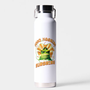 Lustiges mürrisches Chamäleon Morgen Humor Trinkflasche