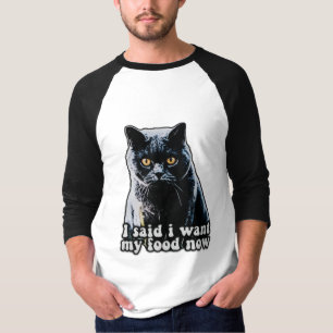 Lustiges mürrisches Katzen-Meme für Katzenbesitzer T-Shirt