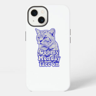 Lustiges mürrisches Katzen-Meme für Katzenliebhabe iPhone 13 Hülle