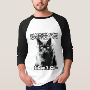 Lustiges mürrisches Katzen-Meme für Katzenliebhabe T-Shirt