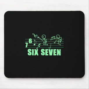 Lustiges Musik-67-Musik-Meme-Slang-Sechs-Sieben-Mu Mousepad