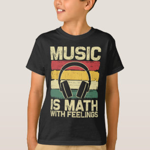 Lustiges Musik-Shirt für Männer Frauen Mathe-Lehre T-Shirt