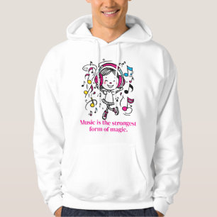 Lustiges musikalisches Grafik-T-Shirt Hoodie