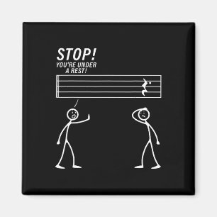 Lustiges Musikdesign für Männer Frauen Musiklehrer Magnet