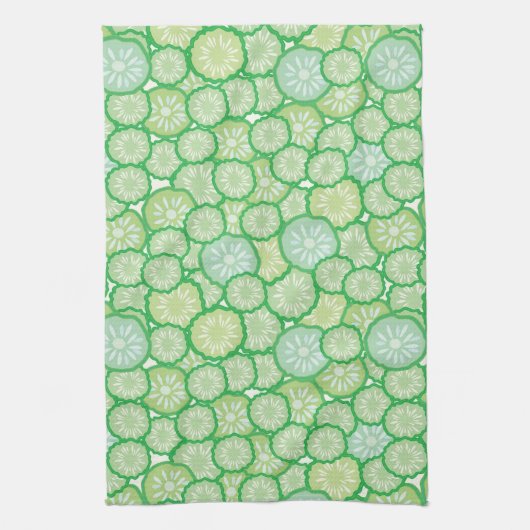 Lustiges Muster der Gurke Geschirrtuch (Vertikal)