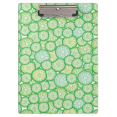 Lustiges Muster der Gurke Klemmbrett (Vorderseite)