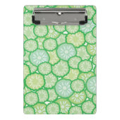 Lustiges Muster der Gurke Mini Klemmbrett (Vorderseite)