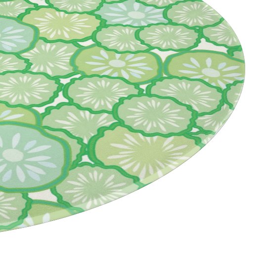 Lustiges Muster der Gurke Schneidebrett (Ecke)