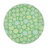 Lustiges Muster der Gurke Schneidebrett (Vorderseite)