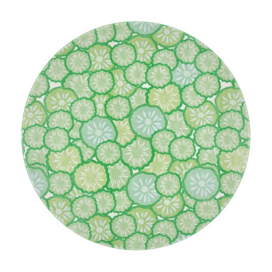 Lustiges Muster der Gurke Schneidebrett (Vorderseite)