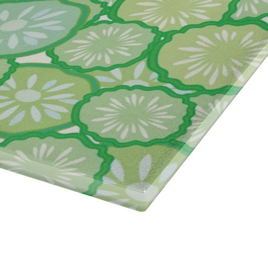 Lustiges Muster der Gurke Schneidebrett (Ecke)