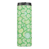 Lustiges Muster der Gurke Thermosbecher (Rückseite)