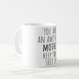 lustiges Muttergeschenk von Tochter Sohn und Kinde Kaffeetasse