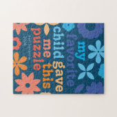 Lustiges Muttertags-Lieblingskind-Puzzle Puzzle (Horizontal)