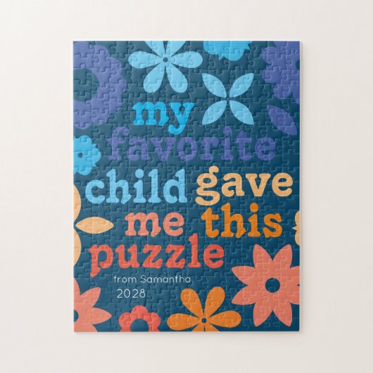 Lustiges Muttertags-Lieblingskind-Puzzle Puzzle (Vertikal)