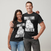 Lustiges Mutton Buster Schaf Rodeo Humor Design T-Shirt (Unisex)