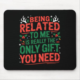 Lustiges nachvollziehbares Weihnachtsgeschenk für  Mousepad