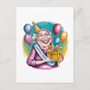 Lustiges Nana-Geburtstagsgeschenk Postkarte