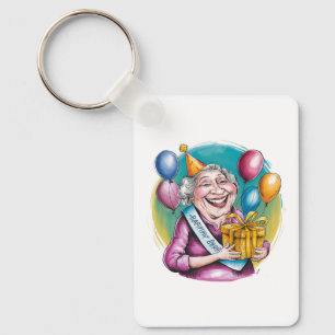 Lustiges Nana-Geburtstagsgeschenk Schlüsselanhänger