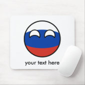 Lustiges neigendes Geeky Russland Countryball Mousepad (Mit Mouse)