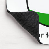 Lustiges neigendes Geeky Ungarn Countryball Mousepad (Ecke)