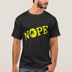 Lustiges Nein-Gesicht-Shirt T-Shirt