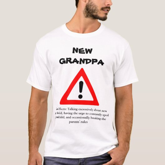 Lustiges neues Großvater-Shirt T-Shirt (Vorderseite)