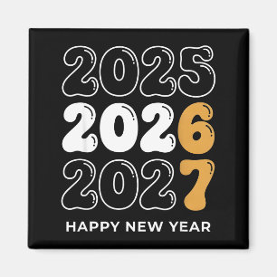 Lustiges Neues Jahr 2026 Kinder Sechs Sieben 67 Me Magnet