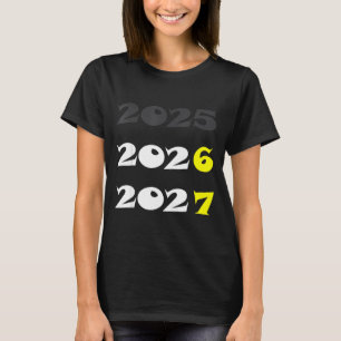 Lustiges Neues Jahr 2026 Sechs Sieben 67 Meme  T-Shirt