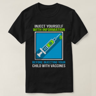 Lustiges Neuheits-Geschenk für Anti-Impfstoffe T-Shirt