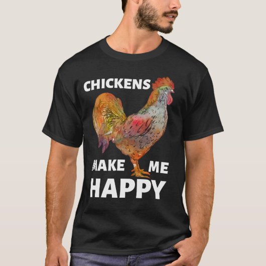 Lustiges Neuheits-Geschenk für Huhn-Liebhaber T-Shirt (Vorderseite)