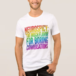 Lustiges Neurospicy-Zitat-Shirt - ADHD Autismus Re Tri-Blend Shirt