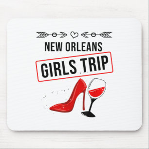 Lustiges New Orleans Mädchen Reise Geschenk für Fr Mousepad