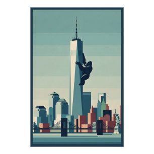 Lustiges New York Poster