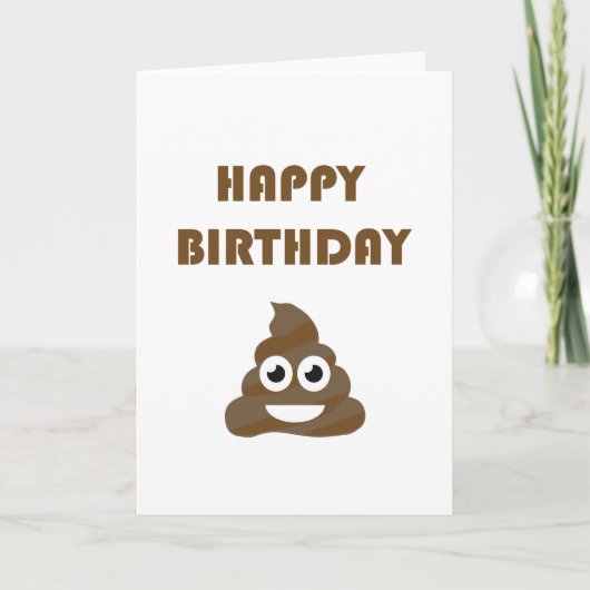 Lustiges niedliches alles- Gute zum Karte (Vorderseite)