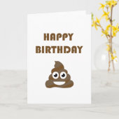 Lustiges niedliches alles- Gute zum Karte (Gelbe Blume)