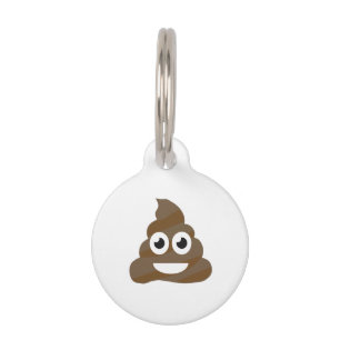 Lustiges niedliches kacken Emoji Tiermarke