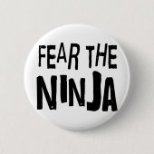 Lustiges Ninja Button (Vorderseite)