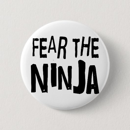 Lustiges Ninja Button (Vorderseite)