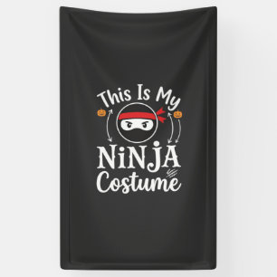 Lustiges Ninja-Kostüm Halloween-Design_1 Banner