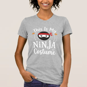Lustiges Ninja-Kostüm Halloween-Design_1 T-Shirt