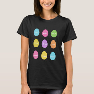 Lustiges No Cap Rizz Meme Ostern Skibidi Ostereier T-Shirt