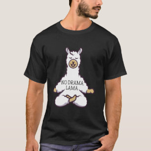 Lustiges No-Drama-Lama-Design für Tierliebhaber T-Shirt
