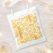 lustiges Nudelmuster Geschenktütchen (Ausgeschnitten)