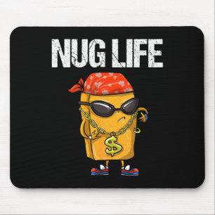 Lustiges Nug-Leben Geschenk Süße Chicken Nuggets L Mousepad