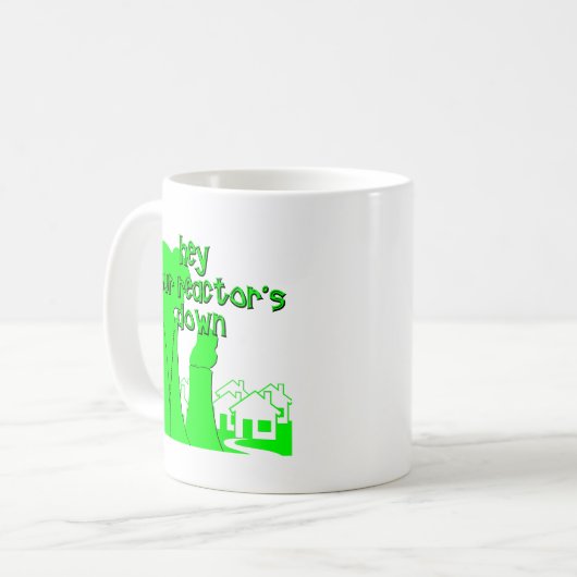 Lustiges nukleares kaffeetasse (Vorderseite Links)