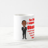 Lustiges ObamaCare Weihnachten Kaffeetasse (Mittel)